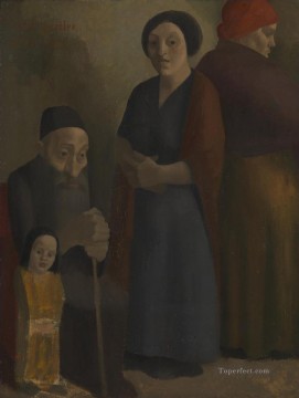 150の主題の芸術作品 Painting - ユダヤ人の家族 ユダヤ人